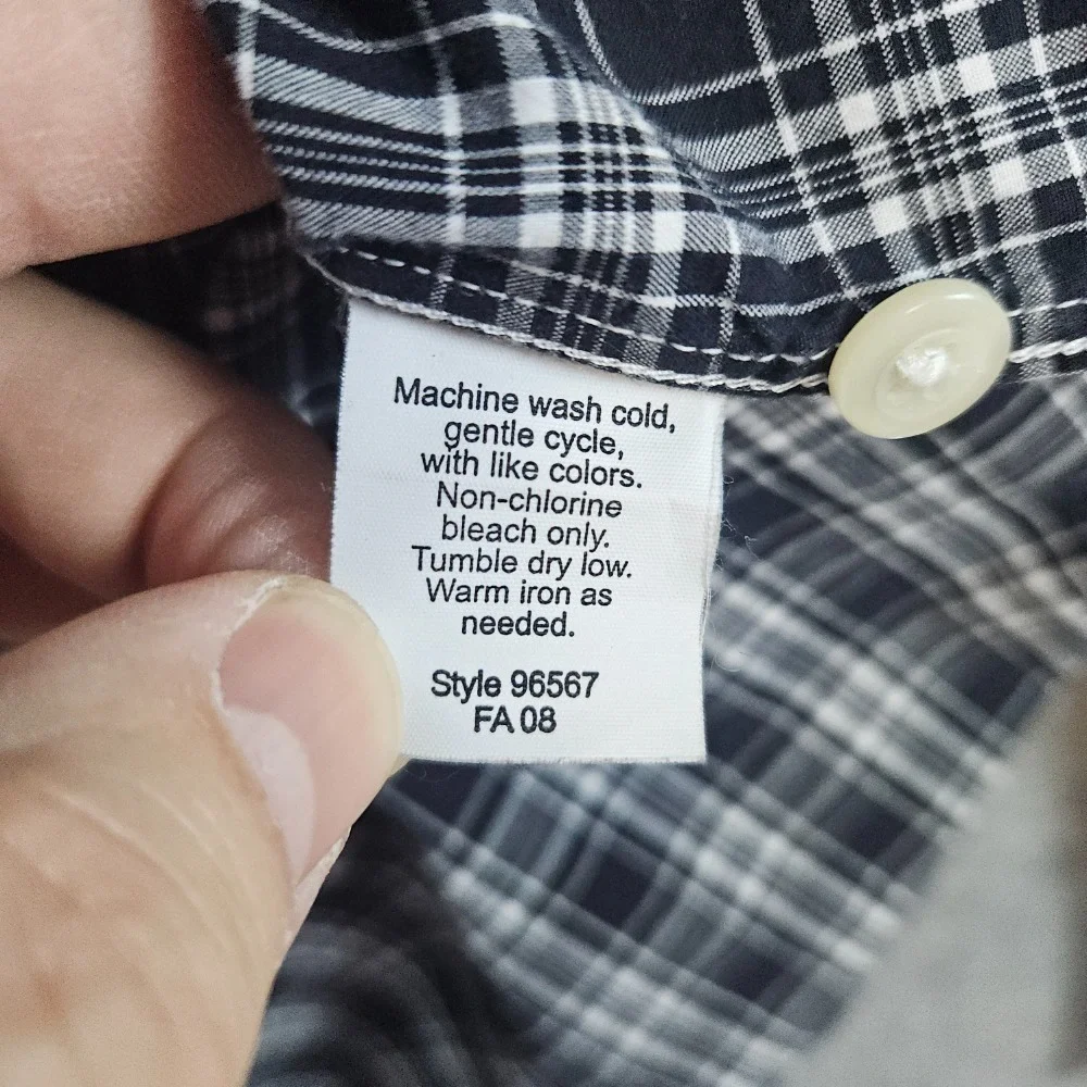 J Crew Men's Gray Plaid Dress Shirt Size XL 17-17‎ 1/2 Button Down 100% Cotton